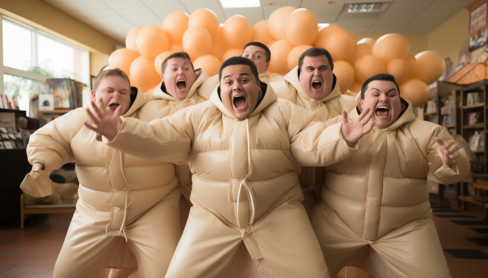 Combien prévoir pour la location de costume de sumo en mousse ?